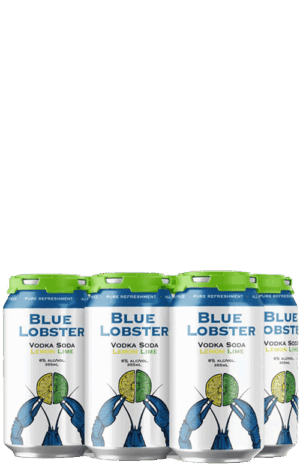 Blue Lobster Lemon Lime 6x355ml