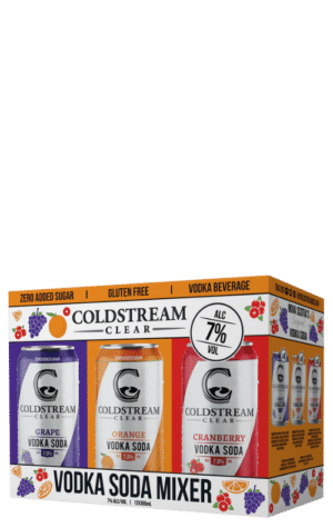 Coldstream Clear Vodka Soda Mixer 12x355ml