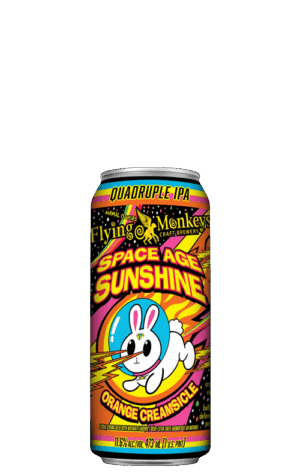 Flying Monkey's Space Age Sunshine Quadruple IPA 473ml