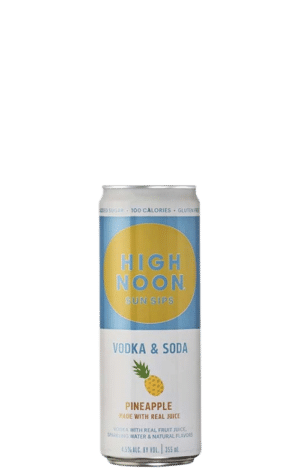 High Noon Vodka & Soda Pineapple 355ml